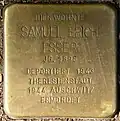 Stolperstein für Samuel Erich Esser (Lütticher Straße 12)