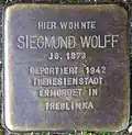 Stolperstein für Siegmund Wolff (Mainzer Straße 78)