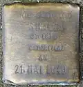 Stolperstein für eine Sinteza (Kämmergasse 25)