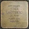 Stolperstein für Sonia Landesberg (Görresstraße 15)