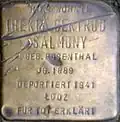 Stolperstein für Thekla Gertrud Salmony (Wichterichstraße 59)