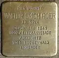Stolperstein für Walter Erich Roer (Moltkestraße 8)