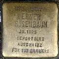 Stolperstein für Werner Rosenbaum (Bonner Straße 33)