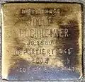 Stolperstein für Adolf Buchheimer (Alteburger Straße 11)