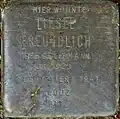 Stolperstein für Liesel Freundlich (Hardefuststraße 8)