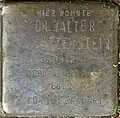Stolperstein für Walter Katzenstein (Hardefuststraße 8)