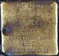 Stolperstein für Alfred Sanders (Heinsbergstraße 22)