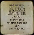 Stolperstein für Eugen Löwenstein (Riehler Straße 23)