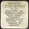 Stolperstein für Lieber Geppert (Poststraße 8)
