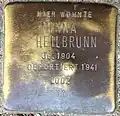 Stolperstein für Minna Heilbrunn (Alteburger Straße 11)