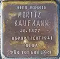 Stolperstein für Moritz Kaufmann (Mozartstraße 54)