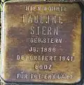 Stolperstein für Pauline Stern (Mozartstraße 54)