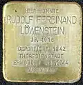 Stolperstein für Rudolf Ferdinand Löwenstein (Neue Maastrichter Straße 3)