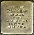 Stolperstein für Emmy Polak (Spichernstraße 08)
