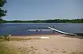 Badestelle am südlichen Ende des Sees