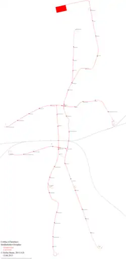 Gleisplan (Stand 2013)