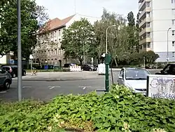 Blick von der Schilling- in die Magazinstraße