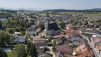 Blick über Straßwalchen