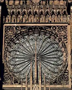 Westrose, um 1330, mit 13,6&nbsp;m Durchmesser eine der größten Europas