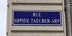 Rue Sophie Taeuber-Arp, Strassburg