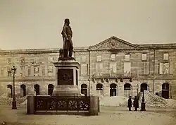 Straßburg, die Place Kléber nach den Bombardements von 1870