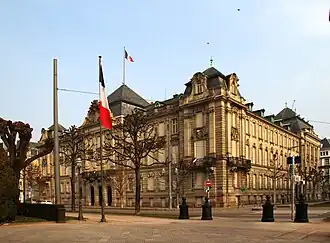 Verwaltungsgebäude in Straßburg, heute Direction régionale des Impôts