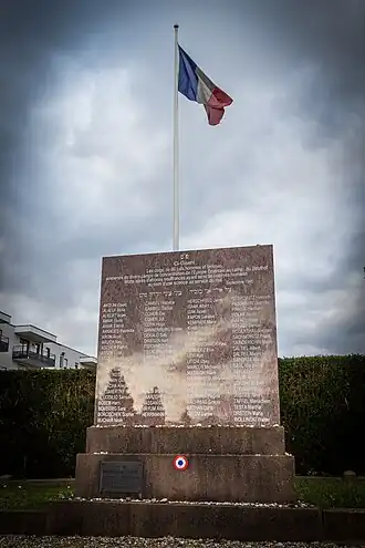 Mahnmal auf dem Jüdischen Friedhof Cronenbourg