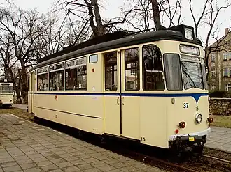 Tw 37 der Naumburger Straßenbahn