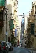 Straßen­schlucht in Valletta