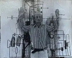 Portraitfoto des Künstlers Hans-Joachim Strauch um 1985