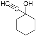 Strukturformel von 1-Ethinyl-1-cyclohexanol
