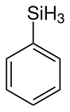 Strukturformel von Phenylsilan