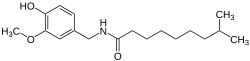 Chemische Struktur von Dihydrocapsaicin