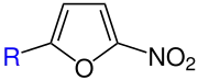 Strukturformel der Nitrofurane