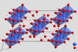 Kristallstruktur von Studtit