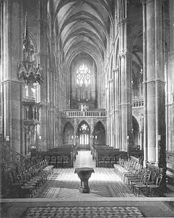 Blick vom Chor nach Westen (1900)