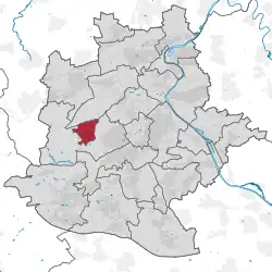 Lage des Stadtbezirks Botnang