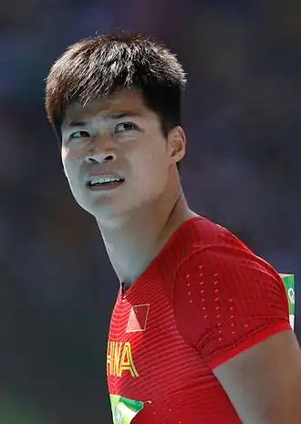 Der Chinese Su&nbsp;Bingtian belegte Platz&nbsp;neun