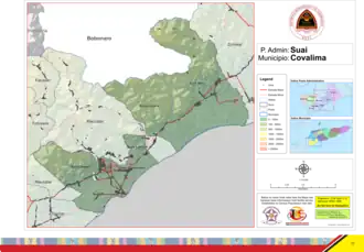 Verwaltungsgliederung von Suai