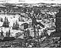 Kriegshafen, Werft und Kastell Skeppsholmen (Stockholm) um 1670