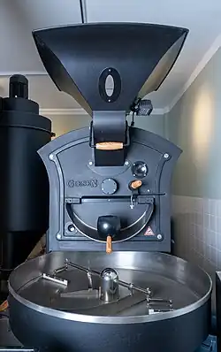 Kaffeeröster bei Suedhang Kaffee in Tübingen