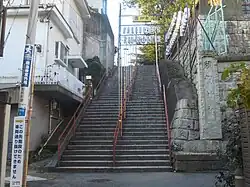 Treppen des Suga-Schreins, Shinjuku