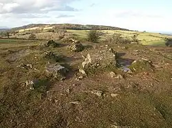 Gipfel des Cothelstone Hills