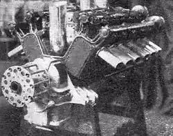 Der Sunbeam Manitou V12, aus dem unter anderem Kom­ponen­ten für den 350HP-Motor verwendet wurden