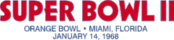 Logo des Super Bowl II