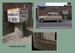 Mehrere Abbildungen eines Super Borne d'angle