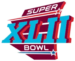 Logo des Super Bowl XLII