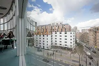 Hölzerne Erhebung Paris-Tolbiac, 2013 – Atelier Marie Schweitzer