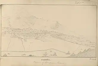 Camiña im Jahr 1822