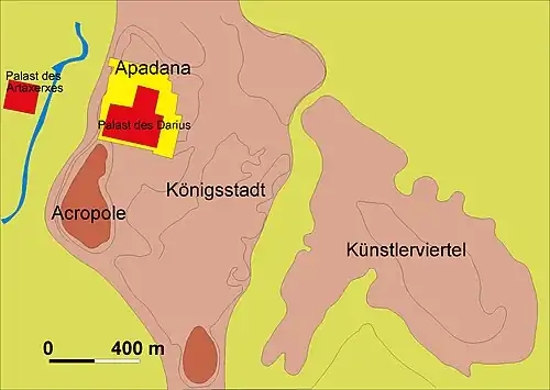 Archäologische Karte Susas